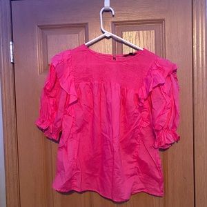 Pink boutique top
